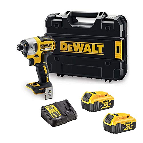 Dewalt DCF887P2 DCF887N 18V Brushless Impact Driver 2 x 5Ah Batteries DCB184