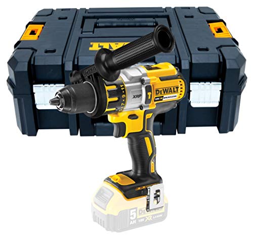 Dewalt DCD996N 18v XR 3 Speed Brushless Combi Hammer Inc Side Handle +Tstak Case