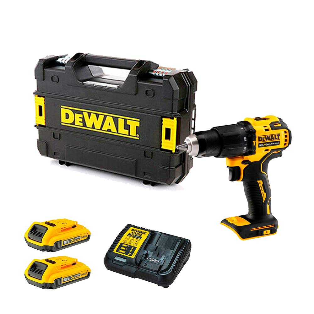 DeWalt DCD776D2T-GB 18V 2 x 2.0Ah Li-Ion XR Cordless Combi Drill