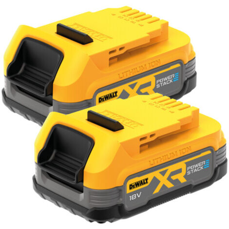 Dewalt DCBP034 18v XR 1.7ah Compact Powerstack Battery Twin Pack