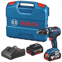 Bosch Professional GSB 18V-55 Brushless Combi Drill Inc 2x 5.0Ah
