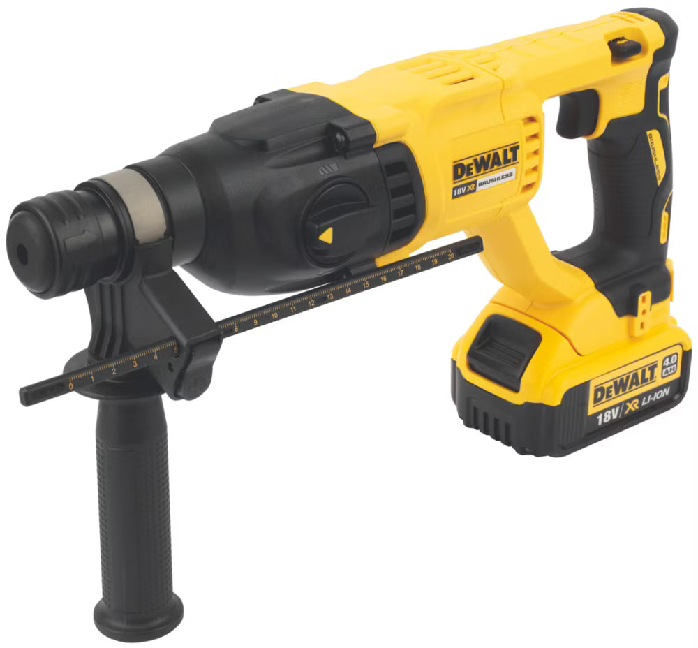 DEWALT DCH033M2 18V 2 x 4.0Ah Li-Ion XR Brushless Cordless SDS Plus Drill