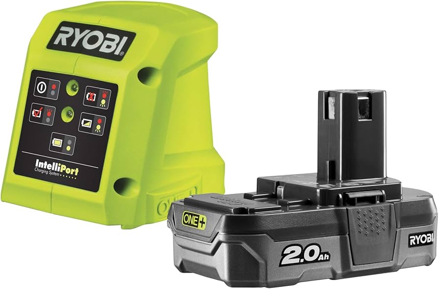 Ryobi 18V ONE+ Lithium+ Battery & Compact Charger Kit 2.0Ah