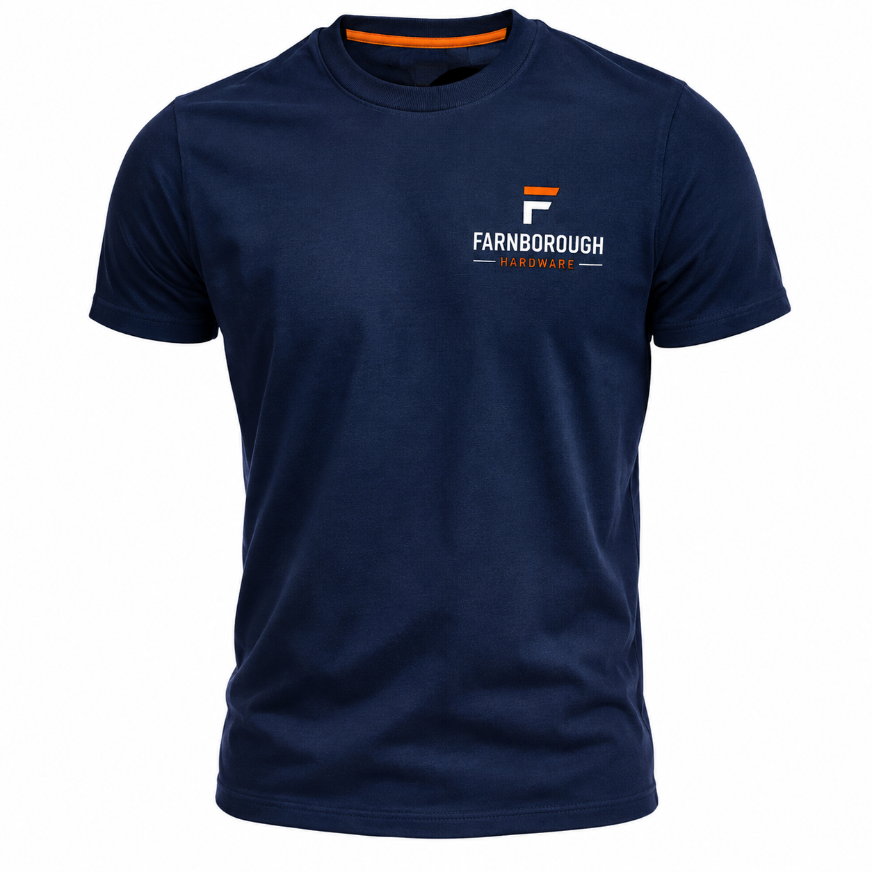 Farnborough Hardware Short Sleeve Work T-Shirt – Navy