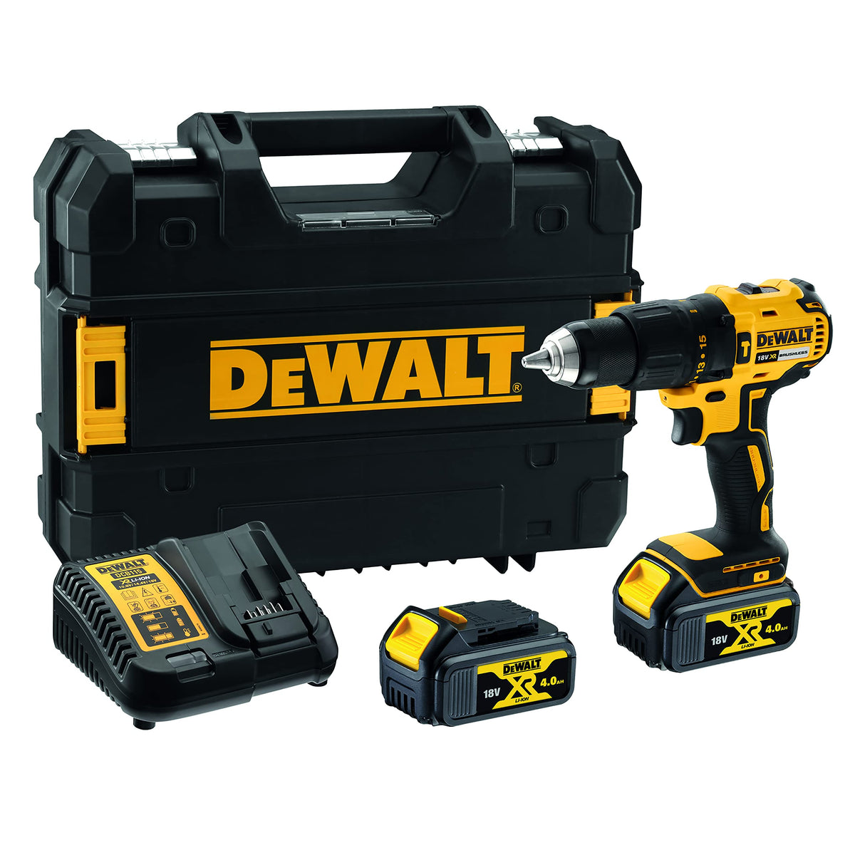 DEWALT DCD778M2T 18V 2 x 4.0Ah Li-Ion XR Brushless Combi Drill