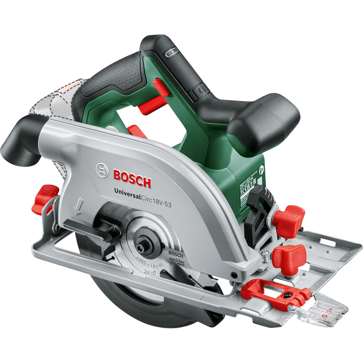 Bosch Universal Circ 18V-53 Cordless Circular (Body Only)