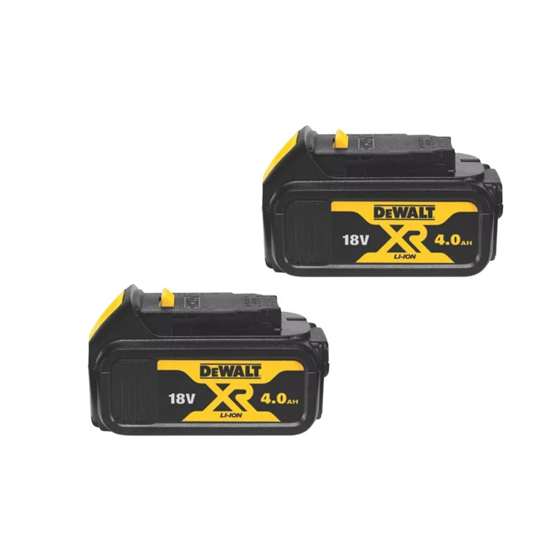 DeWalt DCB182 18V XR 4.0Ah Li-ion Batteries (Twin Pack)